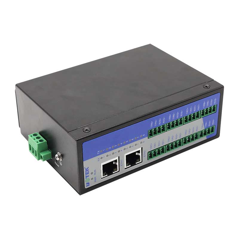 導(dǎo)軌式8口隔離型Modbus網(wǎng)關(guān)